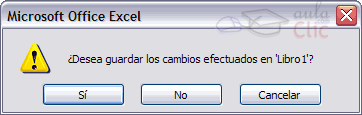 cuadro confirmar guardar cambios