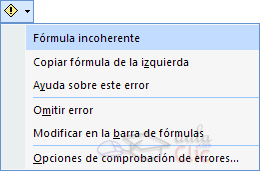 informaci�n error