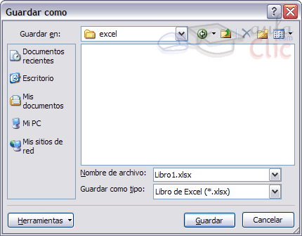 cuadro di�logo - guardar como