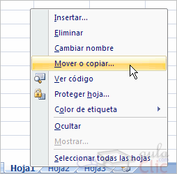 men&uacute; contextual